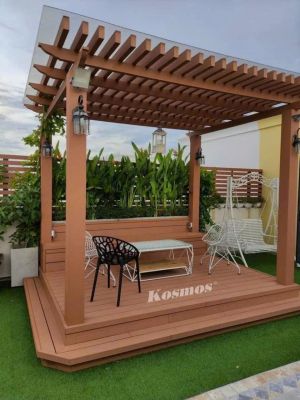 Thi công lam hộp ngoài trời