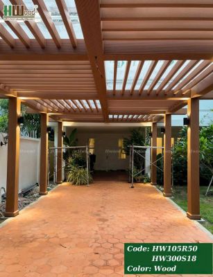 Thi công lam hộp ngoài trời