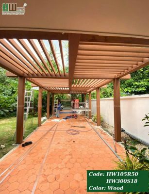 Thi công lam hộp ngoài trời